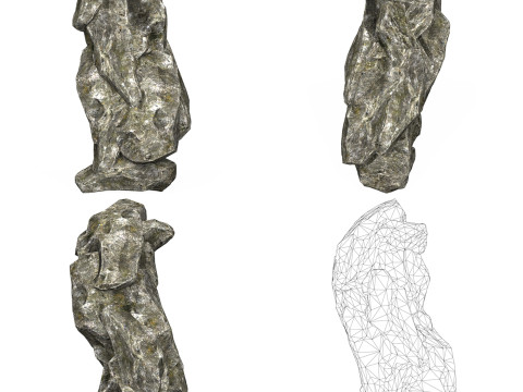 Low Poly Realistic Rock Collection 3Dモデル