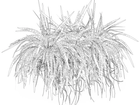 Game Ready Grass 02 3D Model