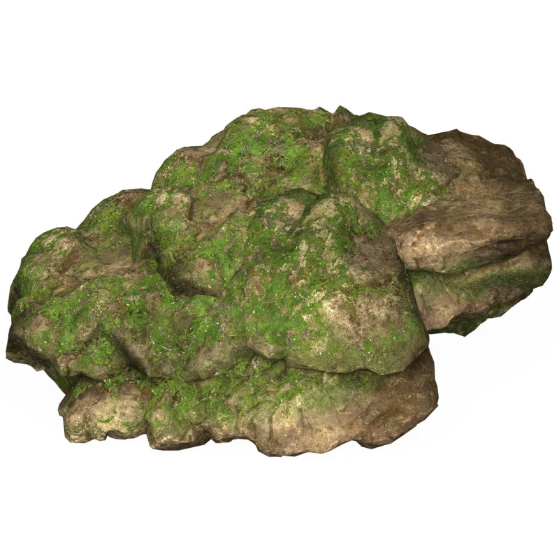 Mountain Rock 01 3D Model .c4d .max .obj .3ds .fbx .stl .blend 