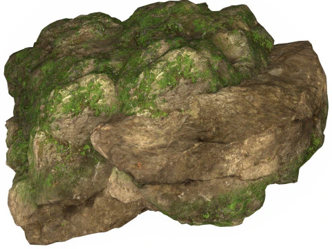 Mountain Rock 01 3D Model