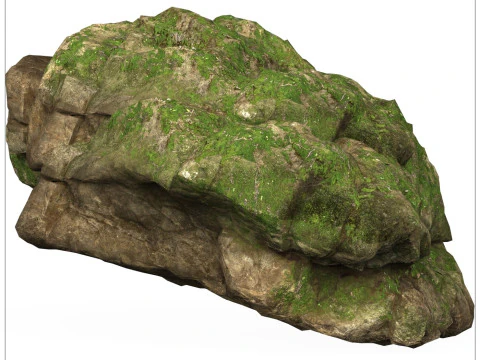 Mountain Rock 01 3D Model