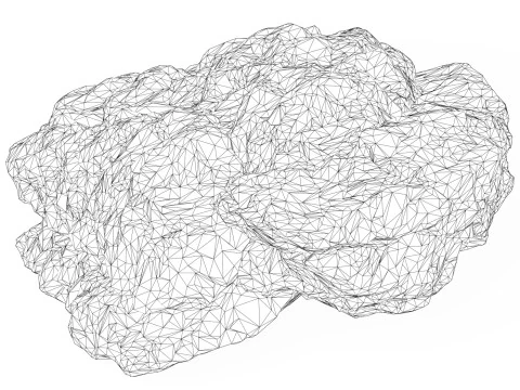 Mountain Rock 01 3D Model