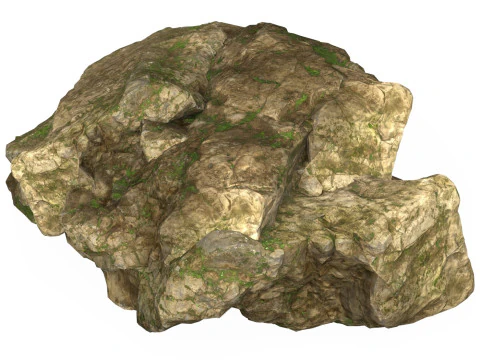 Mountain Rock 02 3D Model