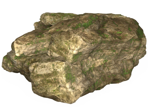 Mountain Rock 02 3D-Modell