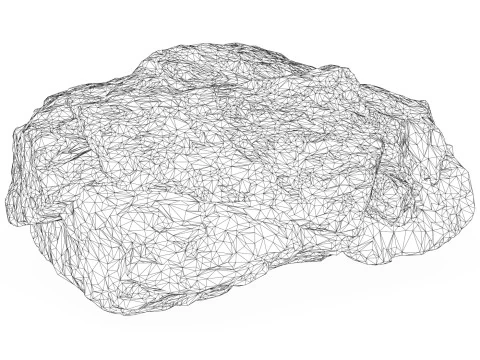 Mountain Rock 02 3D Model