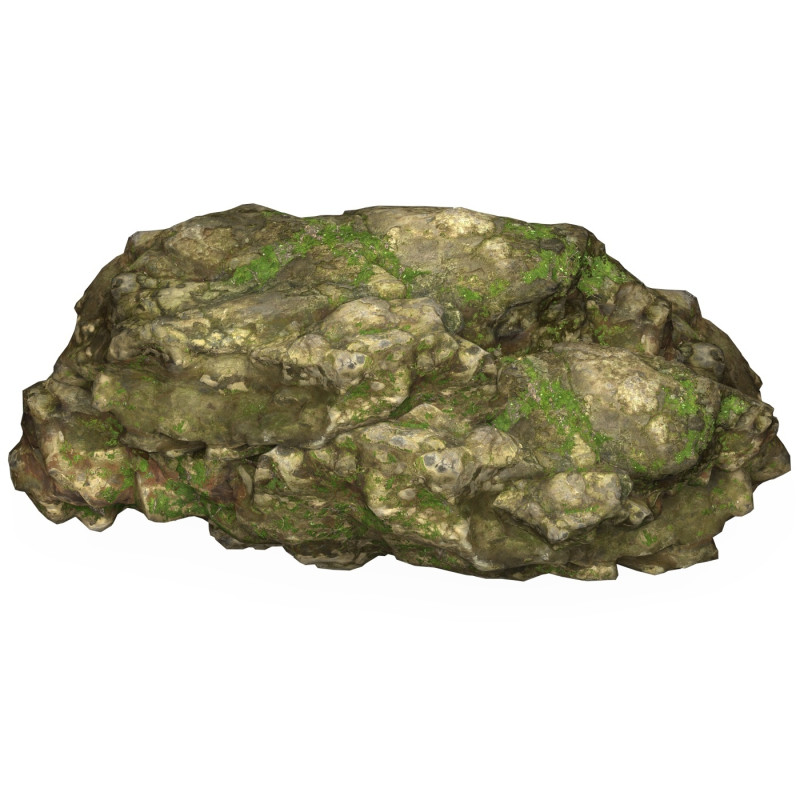 Mountain Rock 03 3D Model .c4d .max .obj .3ds .fbx .stl .blend 