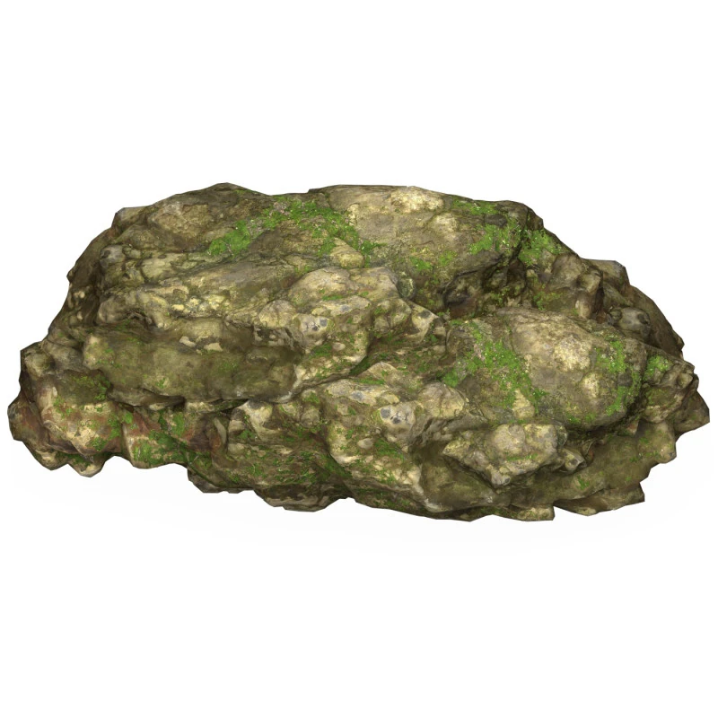 Mountain Rock 03 3D Model .c4d .max .obj .3ds .fbx .stl .blend 