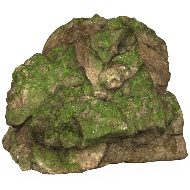 Mountain Rock 06 3D Модель .c4d .max .obj .3ds .fbx .stl .blend 