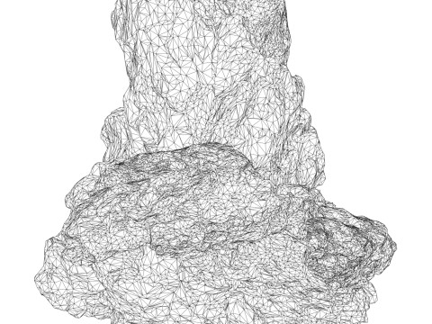 Mountain Rock 07 Modello 3D