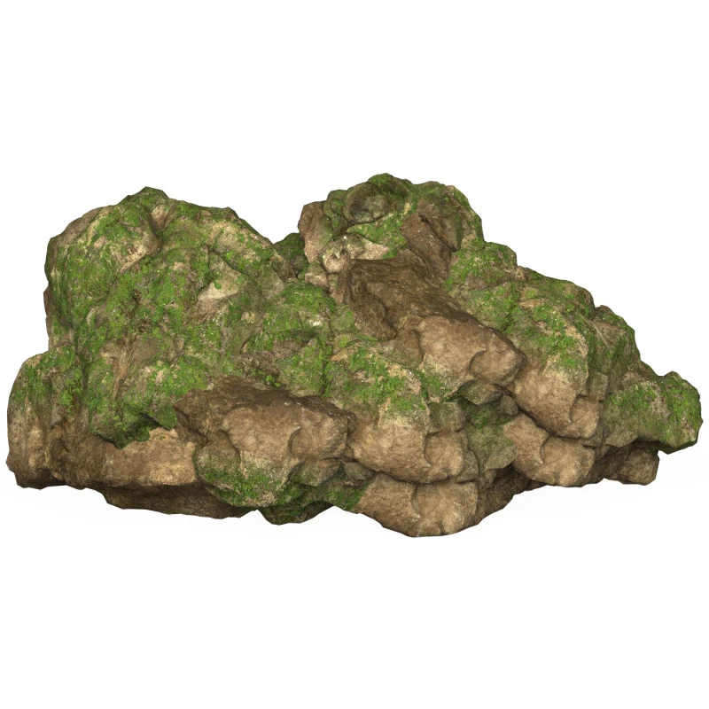 Mountain Rock 09 3D Model .c4d .max .obj .3ds .fbx .stl .blend