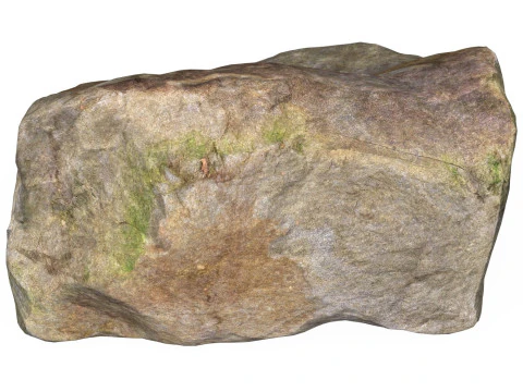 Low Poly Stone Rock 03 3D Model