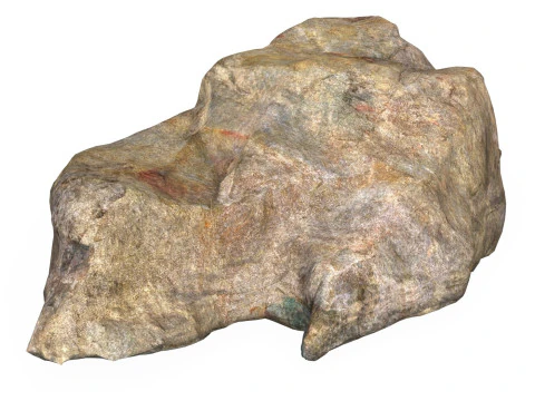 Low Poly Stone Rock 04 3D Model