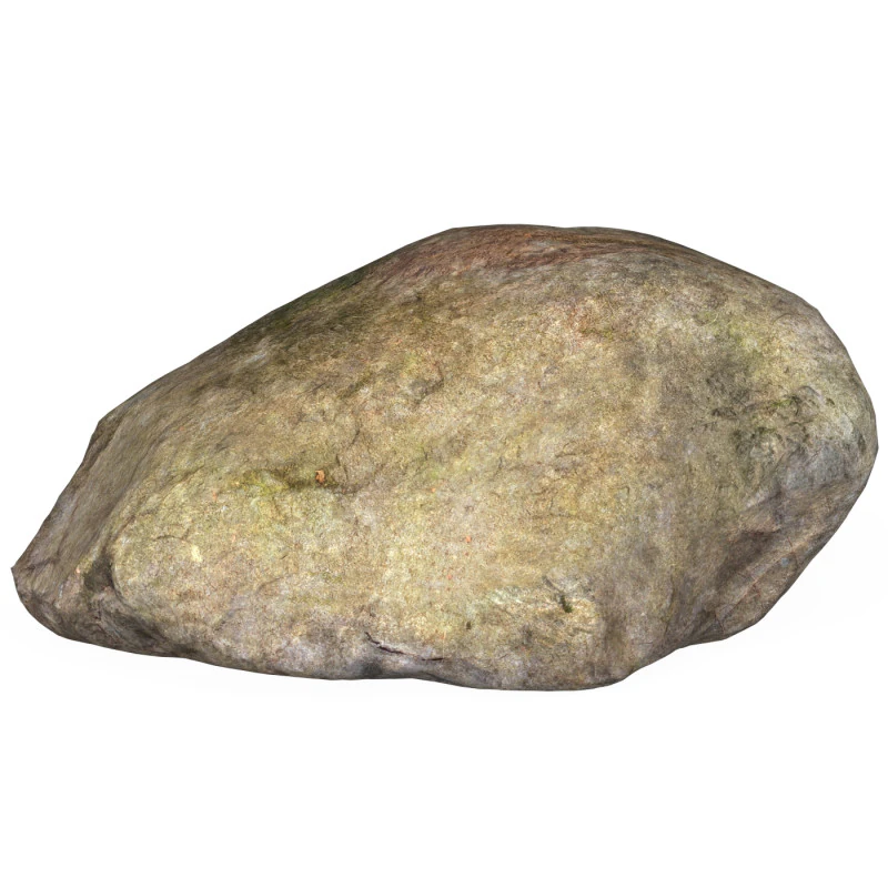 Low Poly Stone Rock 05 3D Model .c4d .max .obj .3ds .fbx .stl .blend 