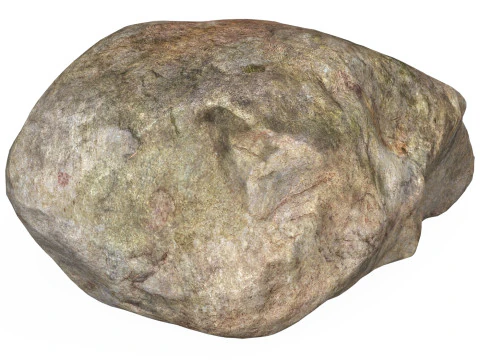 Low Poly Stone Rock 05 3D Model