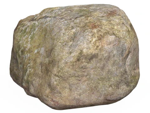 Low Poly Stone Rock 06 3D Model