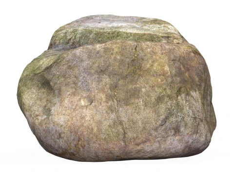 Low Poly Stone Rock 06 3D Model