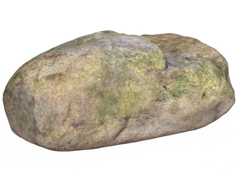 Low Poly Stone Rock 06 3D Model