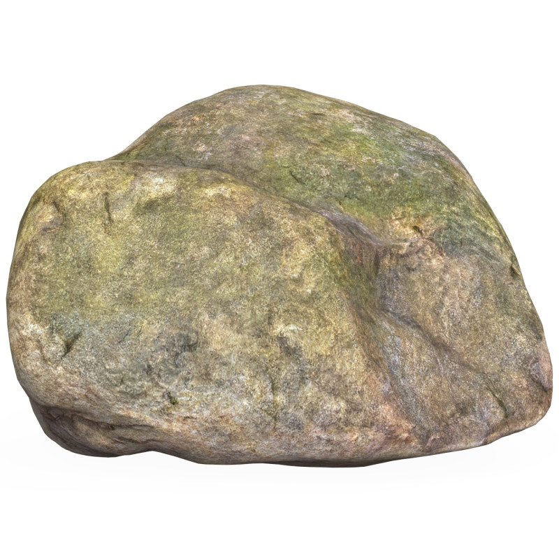 Low Poly Stone Rock 08 Model 3D .c4d .max .obj .3ds .fbx .stl .blend 