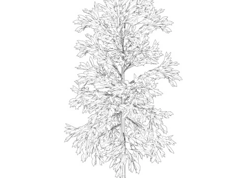Game Ready Tree 32 3D Model