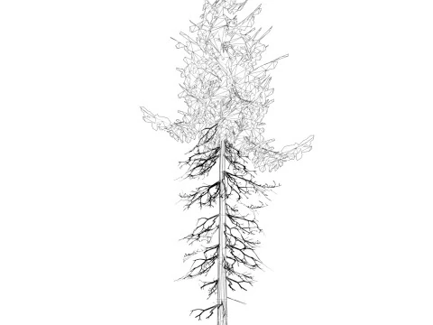 Albero pronto per il gioco 37 Modello 3D