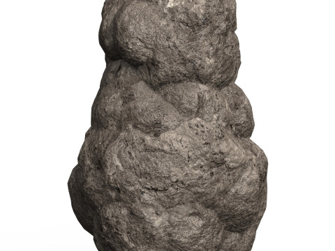 Game Ready Mud Rock 01 Modelo 3D
