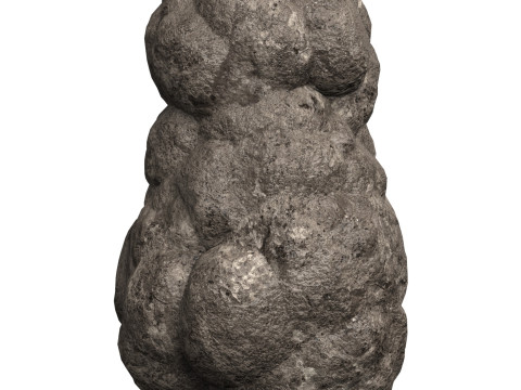 Game Ready Mud Rock 01 3D Model