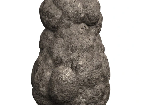 Game Ready Mud Rock 01 3D Model