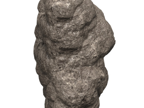 Game Ready Mud Rock 02 3D Model