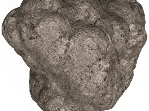 Game Ready Mud Rock 02 3D Model