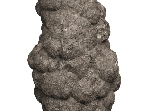Game-ready Mud Rock 03 3D Model