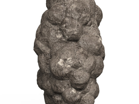 Game Ready Mud Rock 03 3D Model