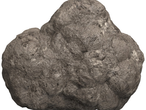 Game Ready Mud Rock 04 Modelo 3D
