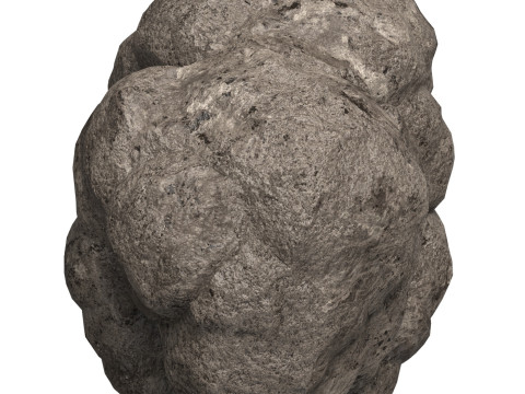 Game Ready Mud Rock 04 3D Model