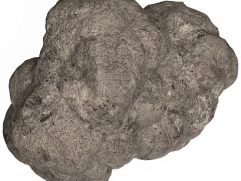 Game Ready Mud Rock 04 3D Model