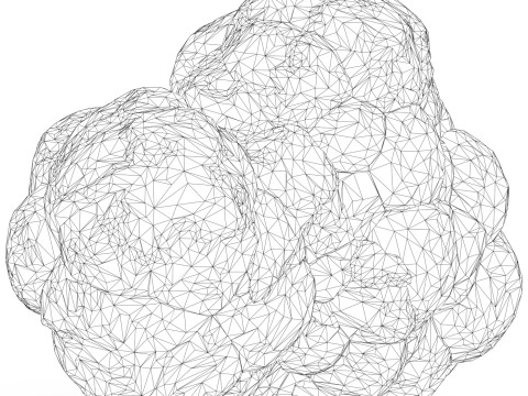 Game Ready Mud Rock 04 3D Model