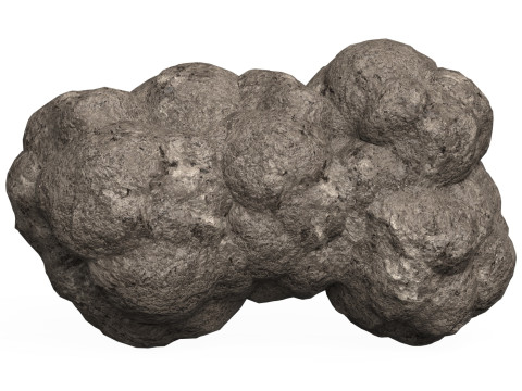 Game Ready Mud Rock 05 Modelo 3D