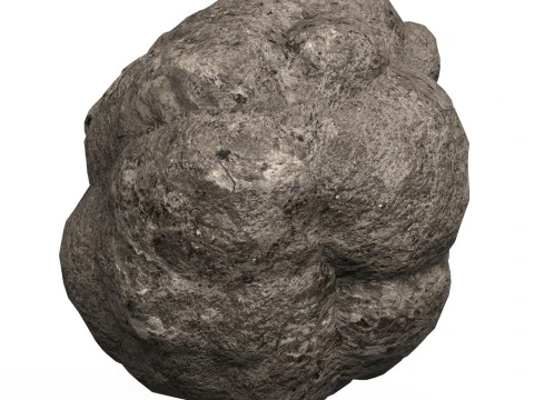 Game Ready Mud Rock 05 3D Model