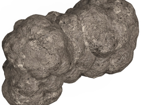 Game Ready Mud Rock 05 3D Модель