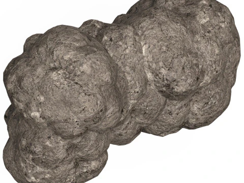 Game Ready Mud Rock 05 3D Model