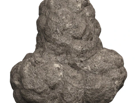 Game-ready Mud Rock 06 3D Model