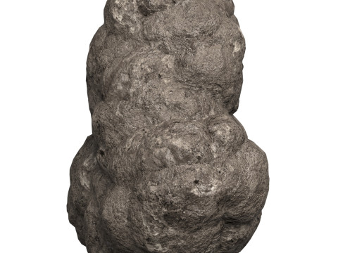 Game Ready Mud Rock 06 3D Model