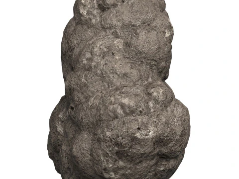 Game Ready Mud Rock 06 3D Model