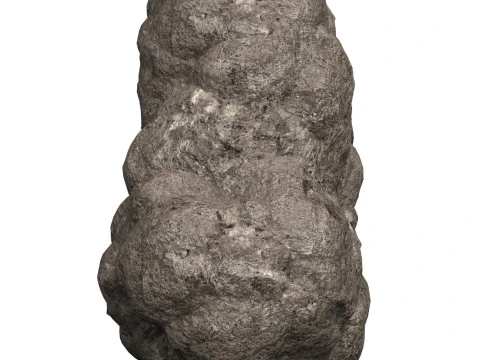 Game Ready Mud Rock 06 3D Model