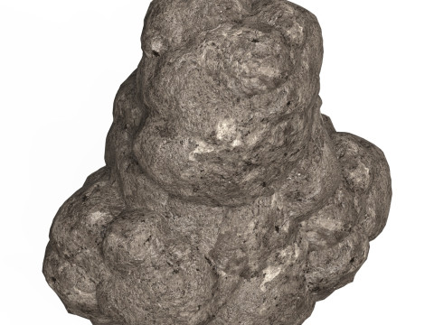 Game Ready Mud Rock 06 3D Model