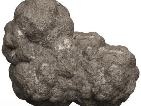 Game-ready Mud Rock 07 3D Model