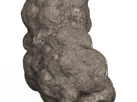 Game Ready Mud Rock 07 3D Модель