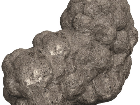 Game Ready Mud Rock 07 3D Модель