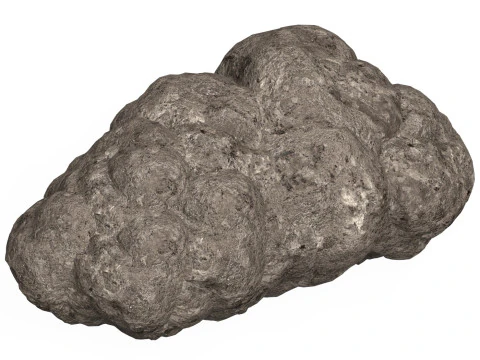 Game-ready Mud Rock 08 3D Model