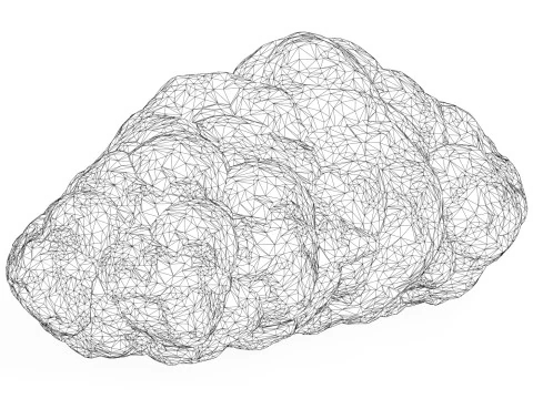 Game Ready Mud Rock 08 3D Model