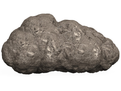 Game Ready Mud Rock 08 Modello 3D